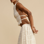 WENDY - Ensemble Haut à Bretelles et Jupe