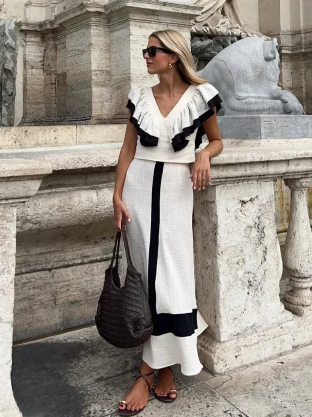 Maya - Ensemble Élégant en Deux Pièces