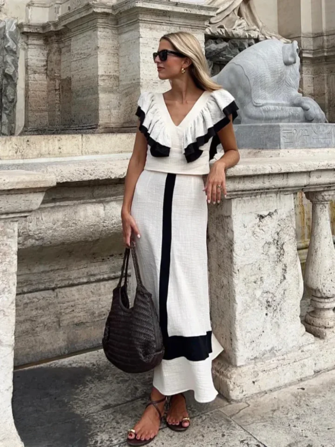 Maya - Ensemble Élégant en Deux Pièces